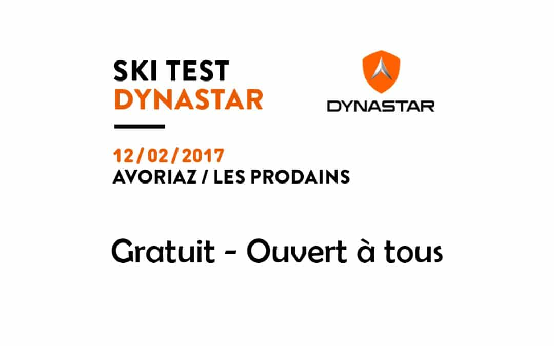 DYNASTAR – ESSAIS NEIGE AVORIAZ
