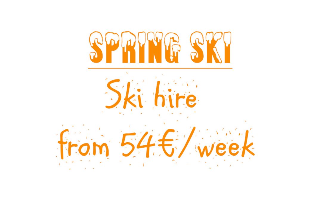 Ski for less in the spring
